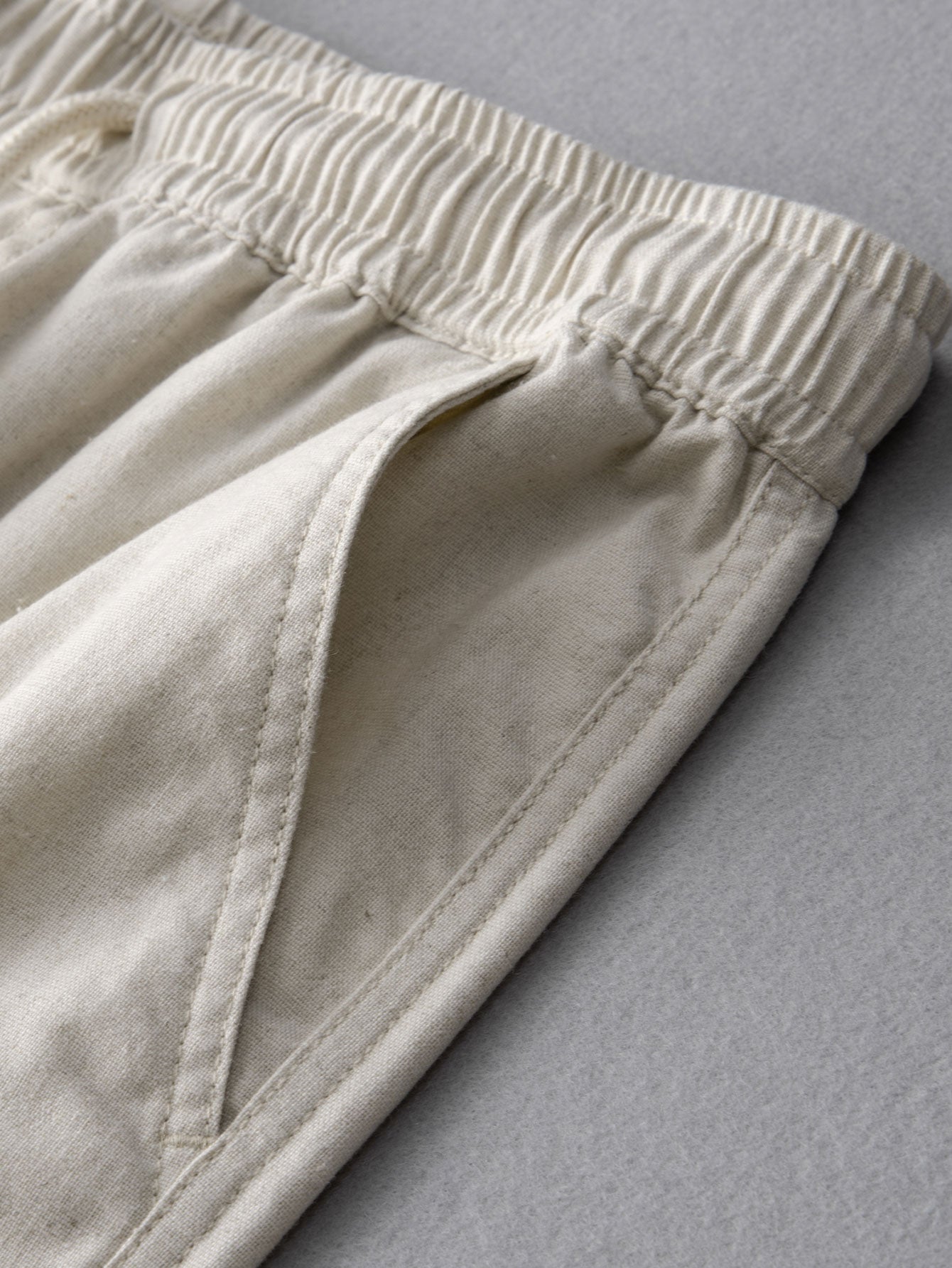 Conjunto Camisa Cubana Jacquard y Pantalón Recto de Lino