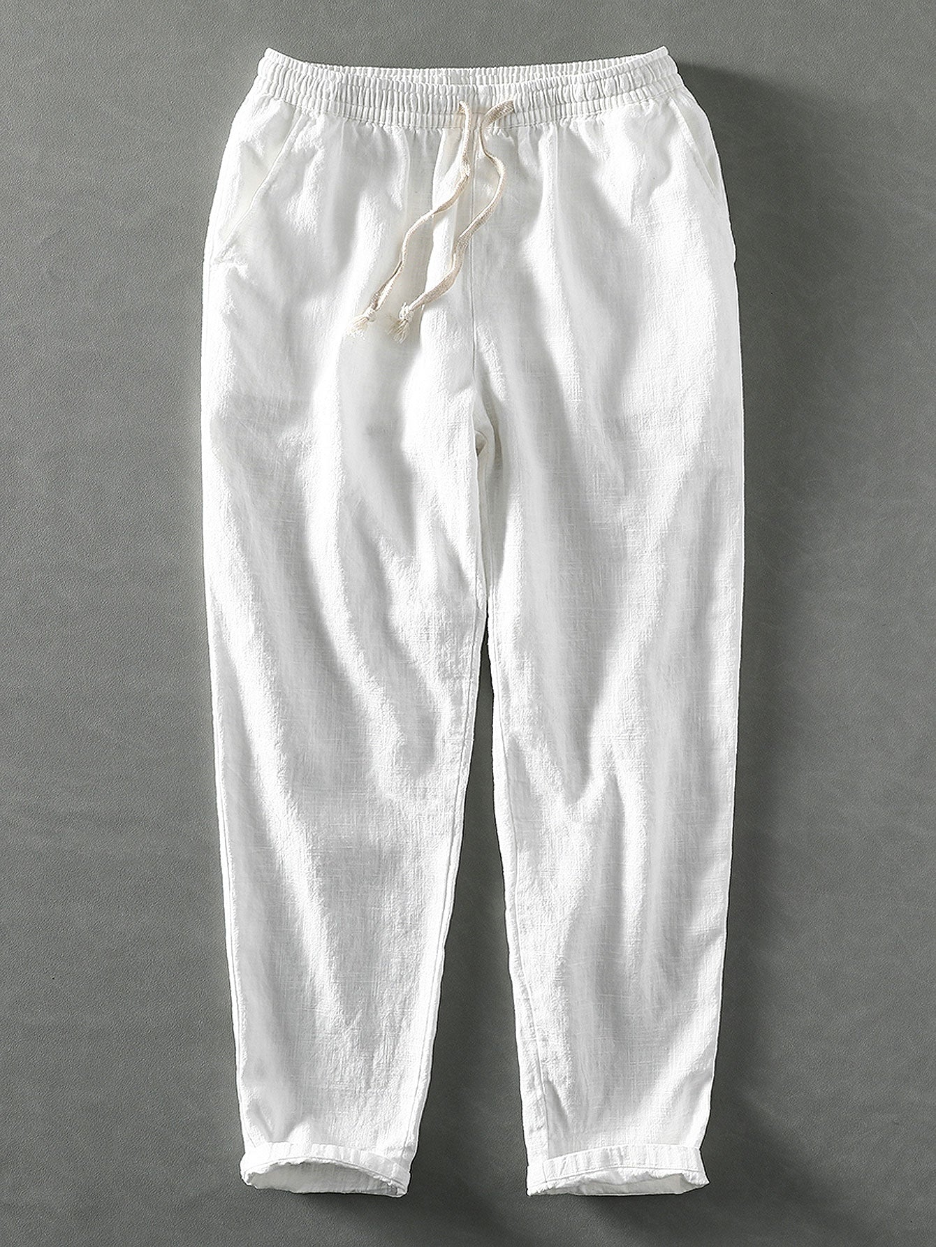 Conjunto Camisa Cubana Jacquard y Pantalón Cropped Lino