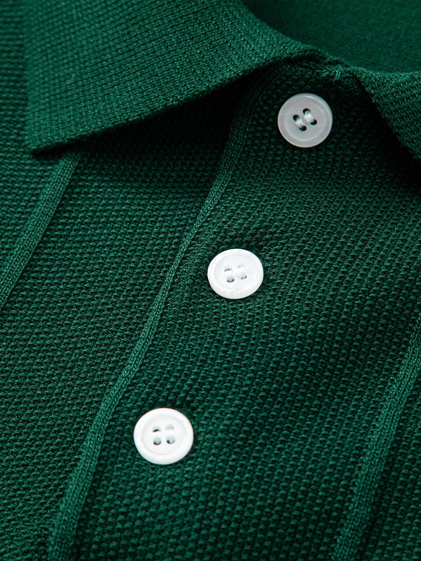 Conjunto Polo Punto Jacquard a Rayas y Pantalón Recto