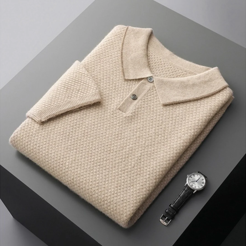 Polo de Cachemira para Hombre 100% Premium