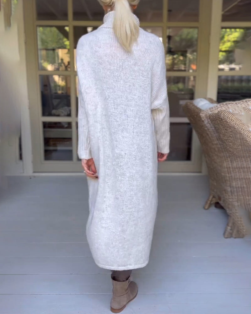 Jersey De Cuello Alto Y Manga Larga – Cálido Y Elegante