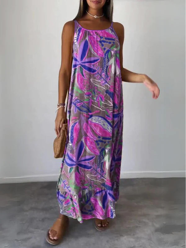 Vestido Floral Cómodo y Elegante para Mujer