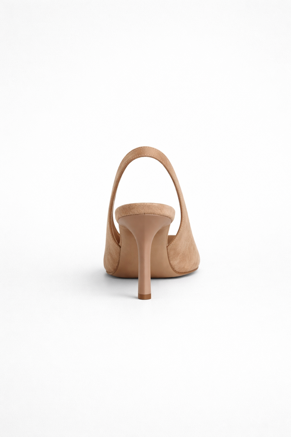 Zapatos de tacón en ante nude