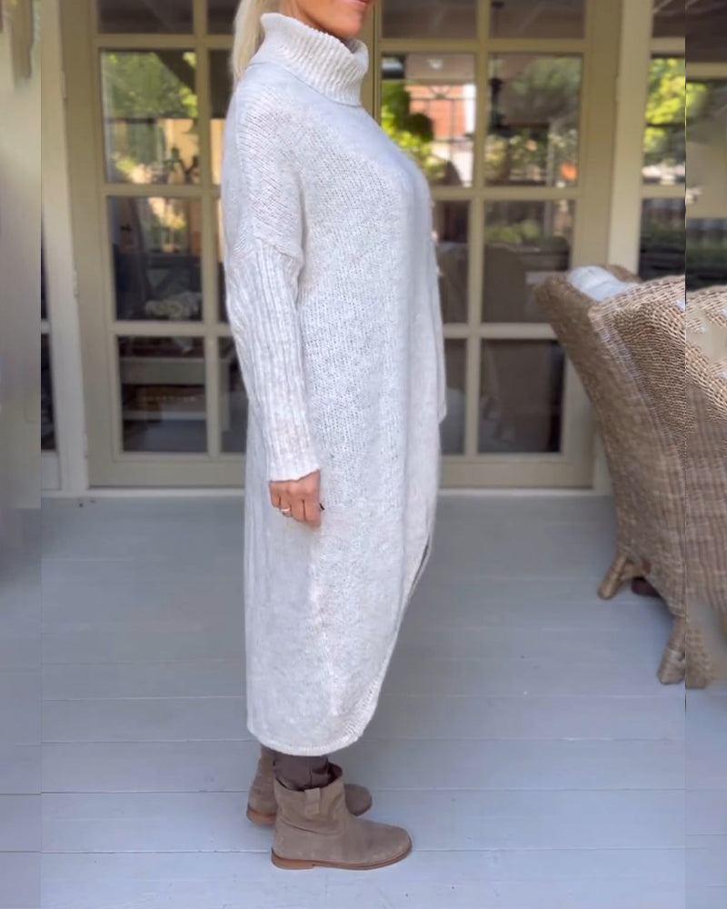 Jersey De Cuello Alto Y Manga Larga – Cálido Y Elegante