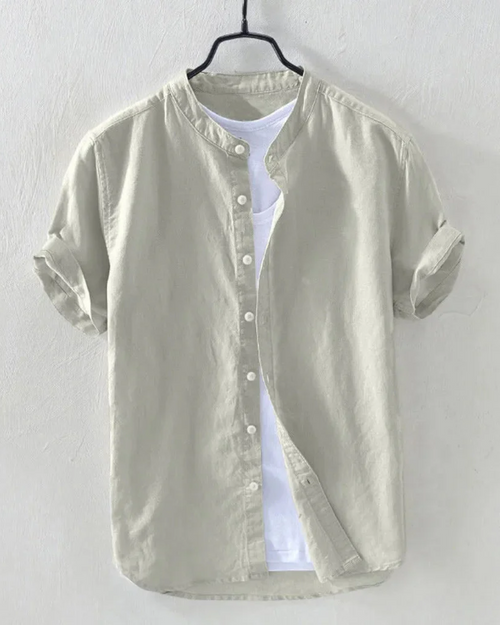 Camisa Aspen De Hombre Manga Corta Ajuste Entallado