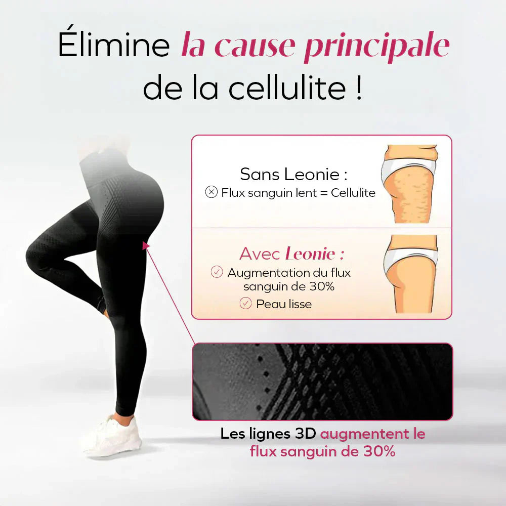 Legging 3D Anticelulitis De Compresión Suave