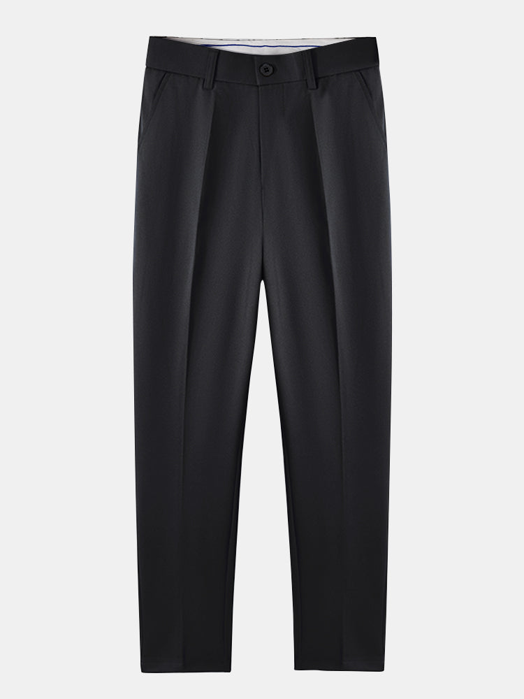 Conjunto Polo Tejido Jacquard y Pantalón Slim Tapered