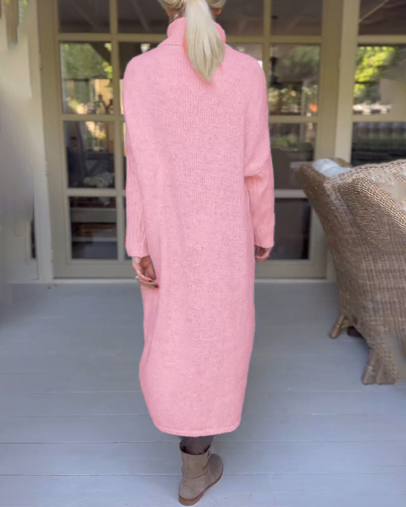 Jersey De Cuello Alto Y Manga Larga – Cálido Y Elegante
