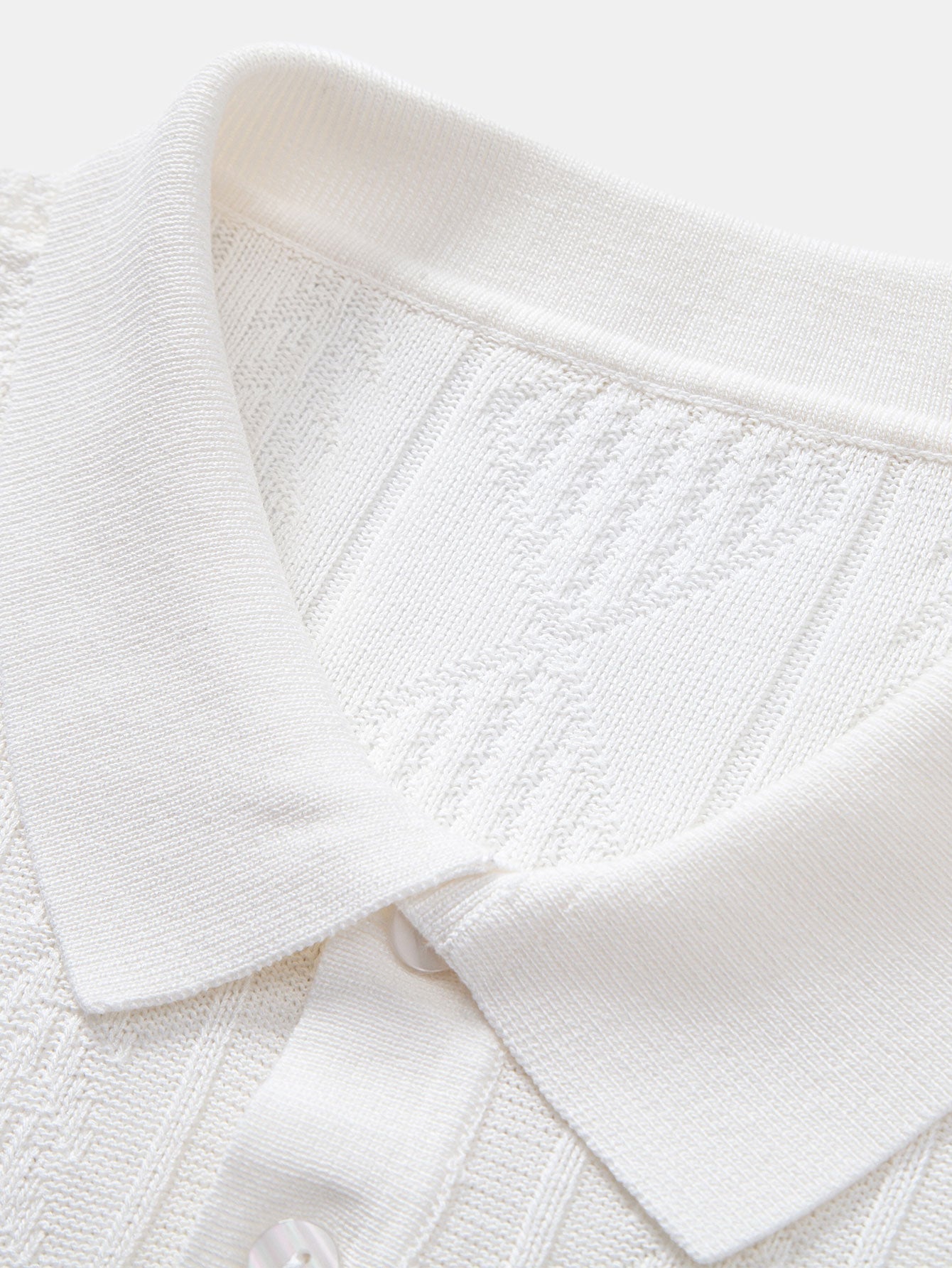 Conjunto Polo Punto Jacquard y Pantalón Slim Tapered