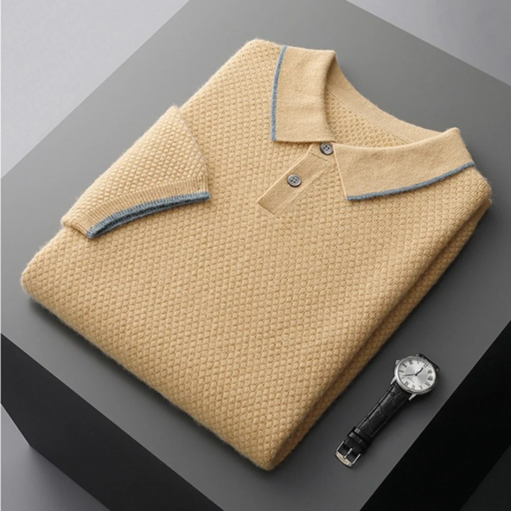 Polo de Cachemira para Hombre 100% Premium