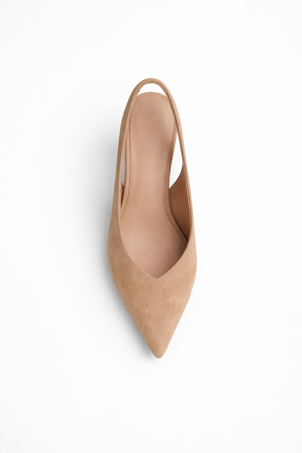 Zapatos de tacón en ante nude