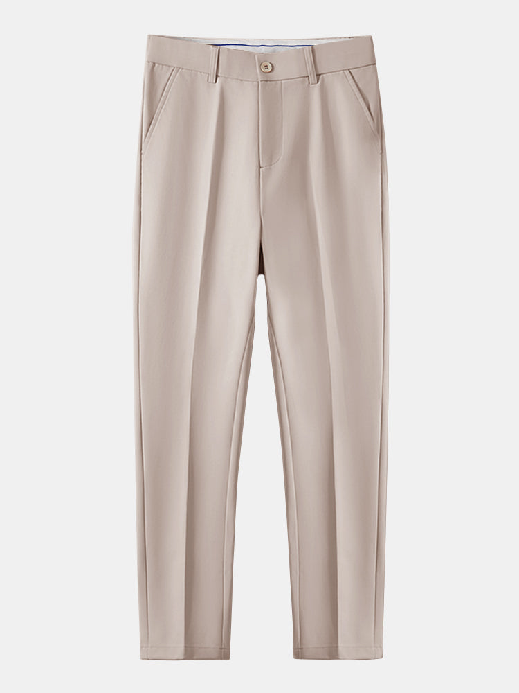 Conjunto Polo Jacquard Geométrico y Pantalón Slim Fit