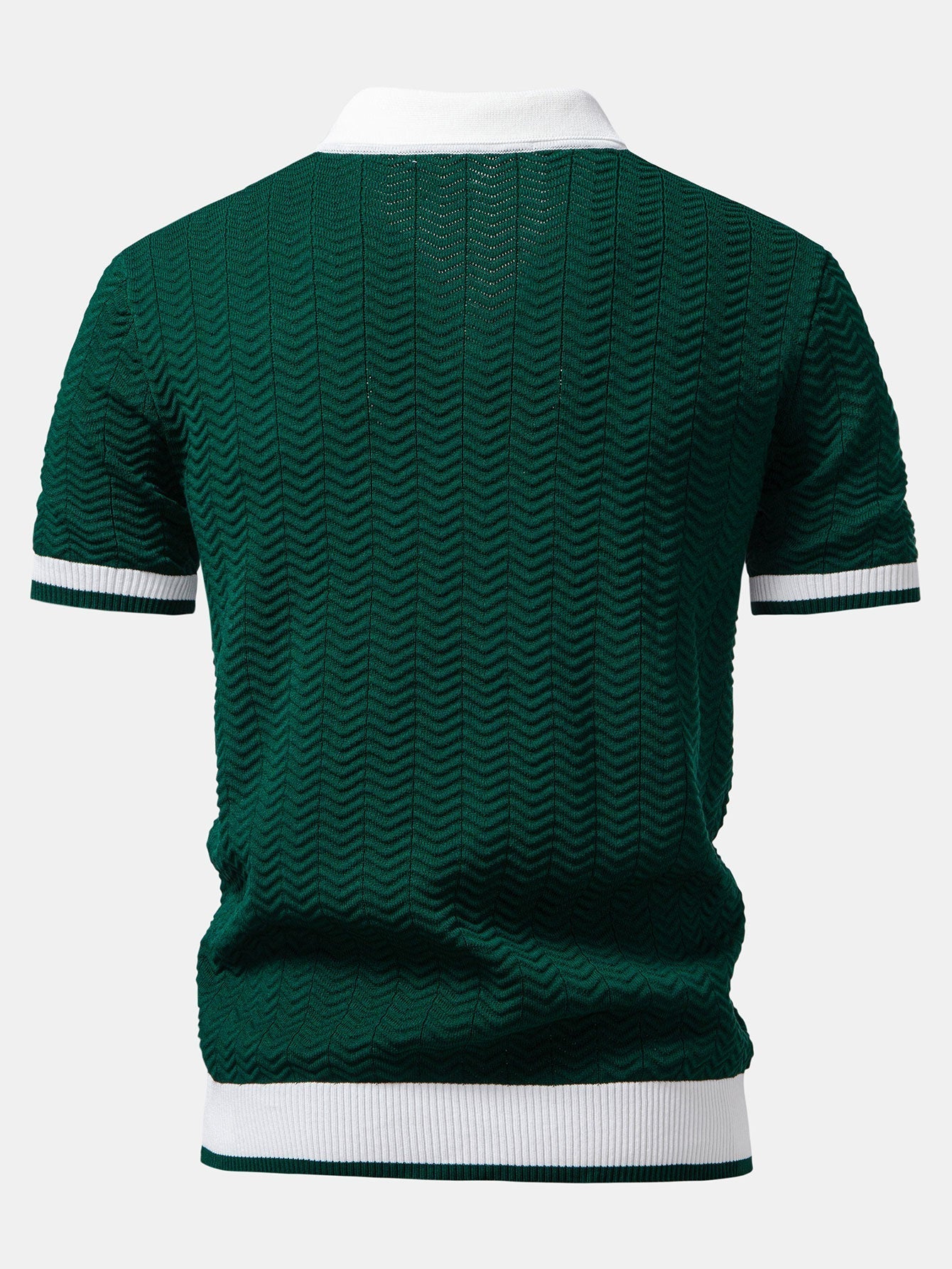 Conjunto De Punto Polo De Pico Y Pantalón Recto