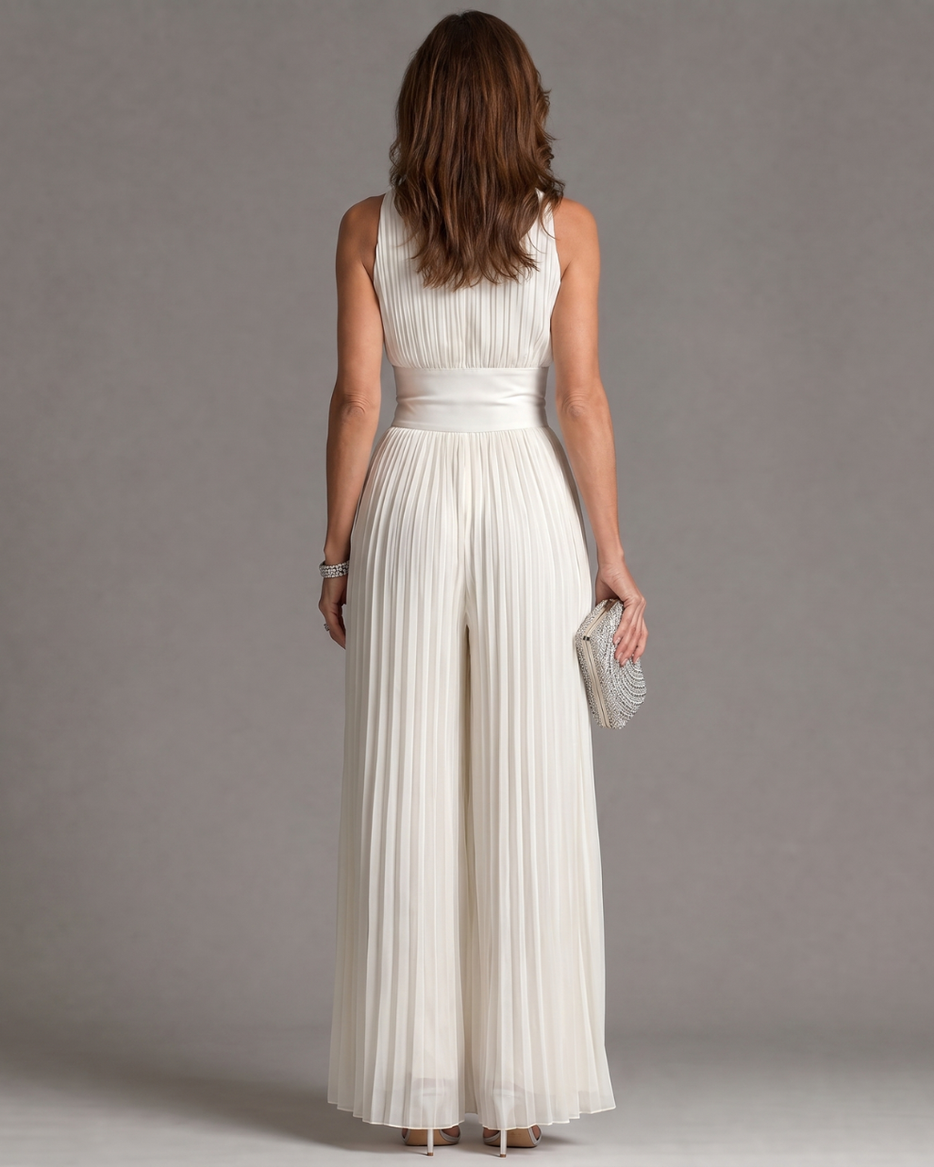 Inés | Mono plisado de gasa floral