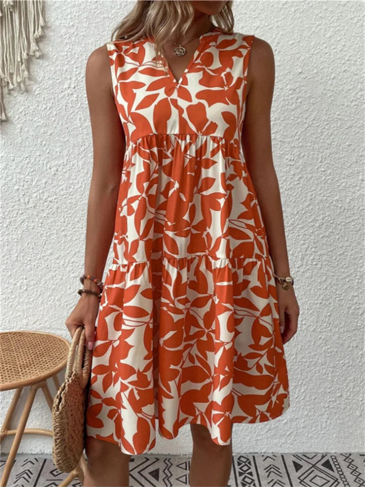 TASHA | VESTIDO MIDI FLUIDO Y VOLUMINOSO