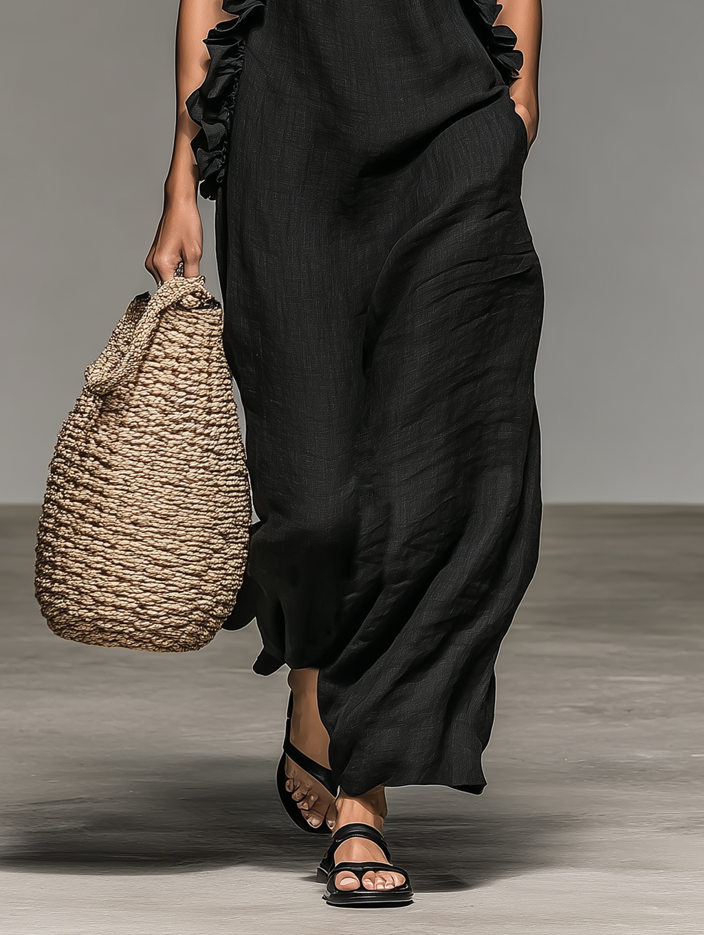 Vestido Maxi Gladys con bolsillos