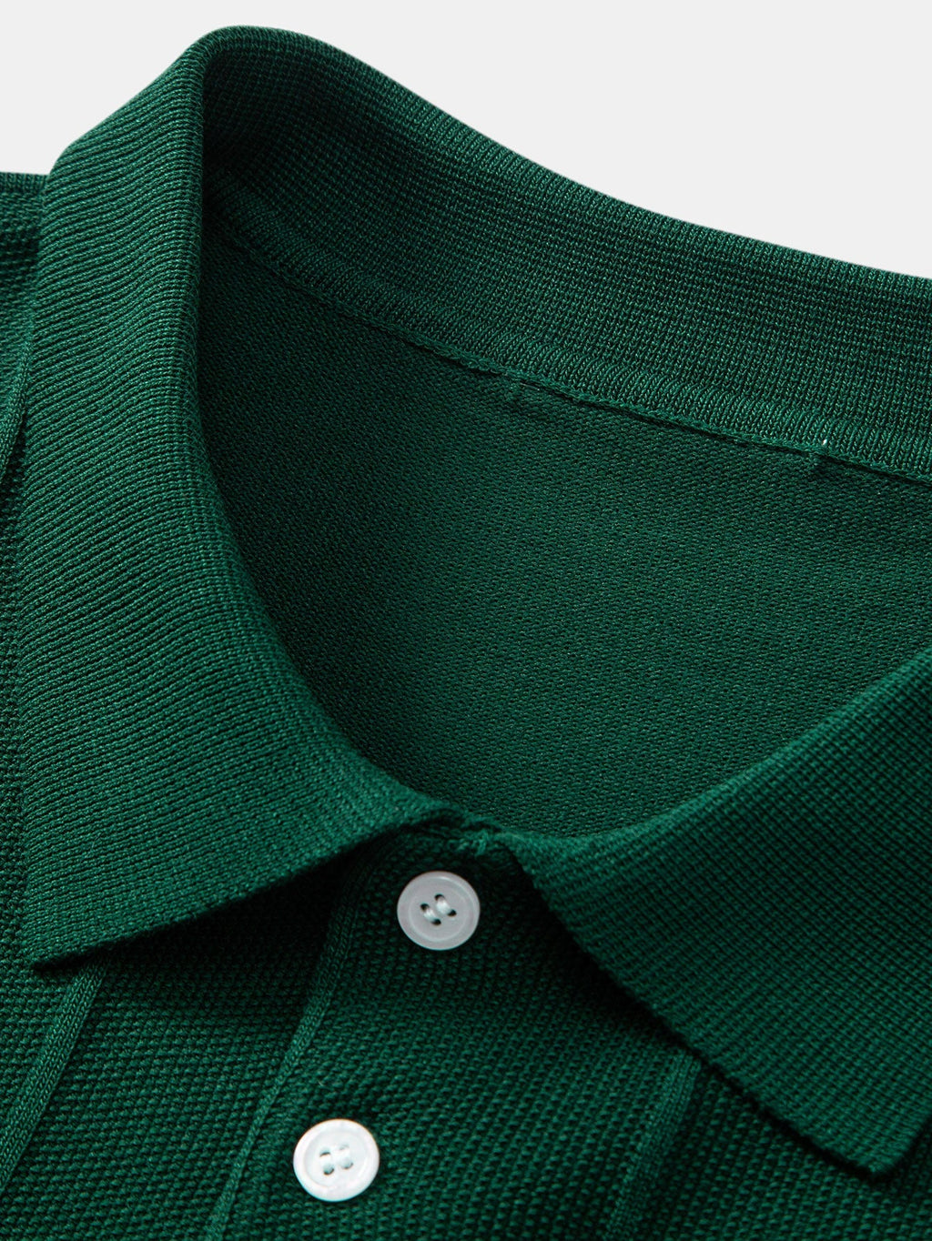 Conjunto Polo Punto Jacquard a Rayas y Pantalón Recto