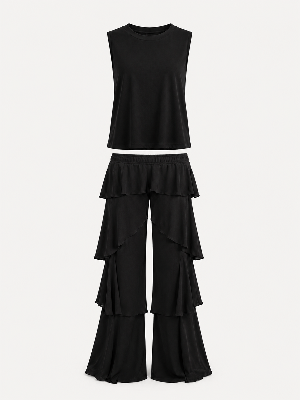 Conjunto de dos piezas Midnight Ruffle