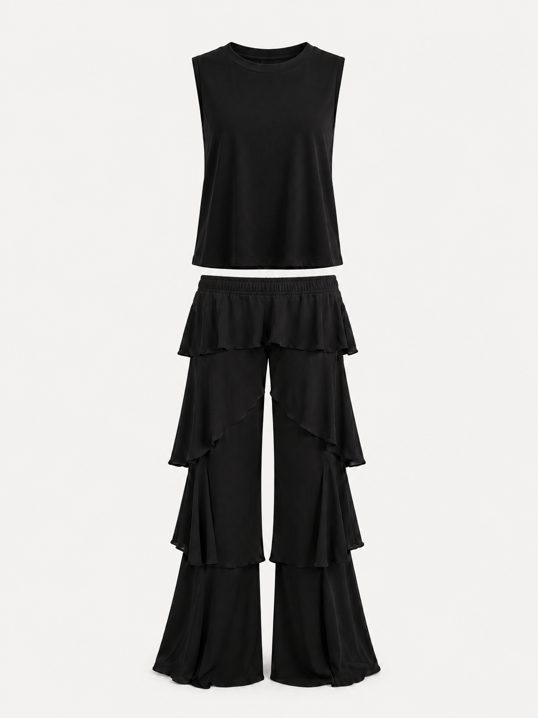Conjunto de dos piezas Midnight Ruffle