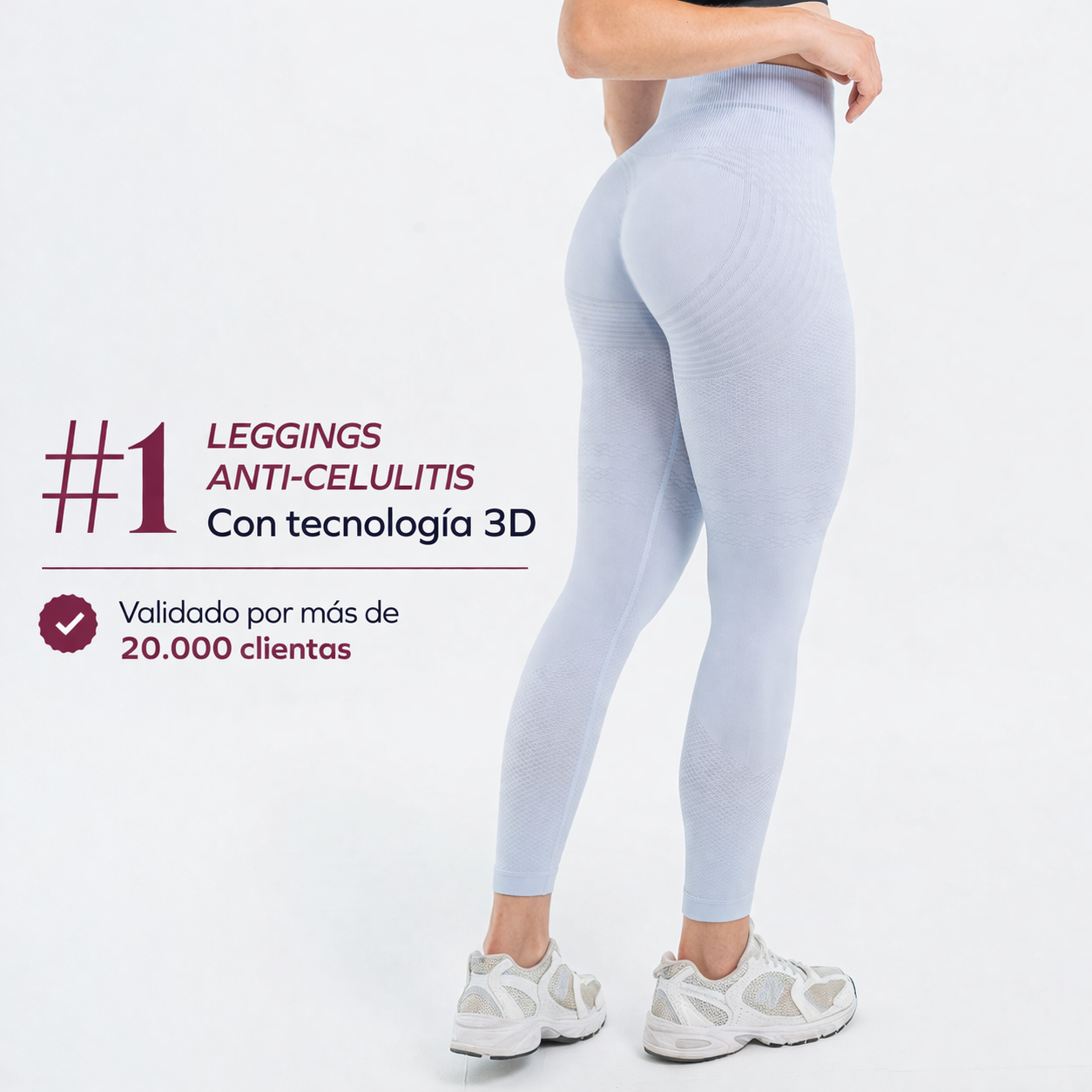 Leggins 3D Drenantes Anticelulitis – Compresión Suave
