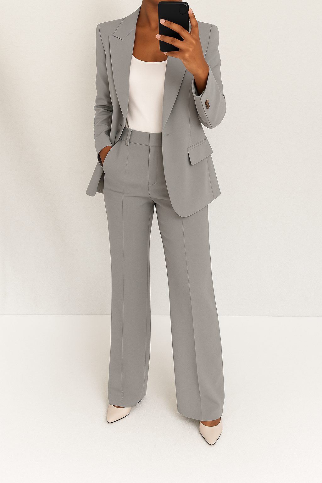 Traje Dama Dos Piezas Elegante – Corte Atemporal
