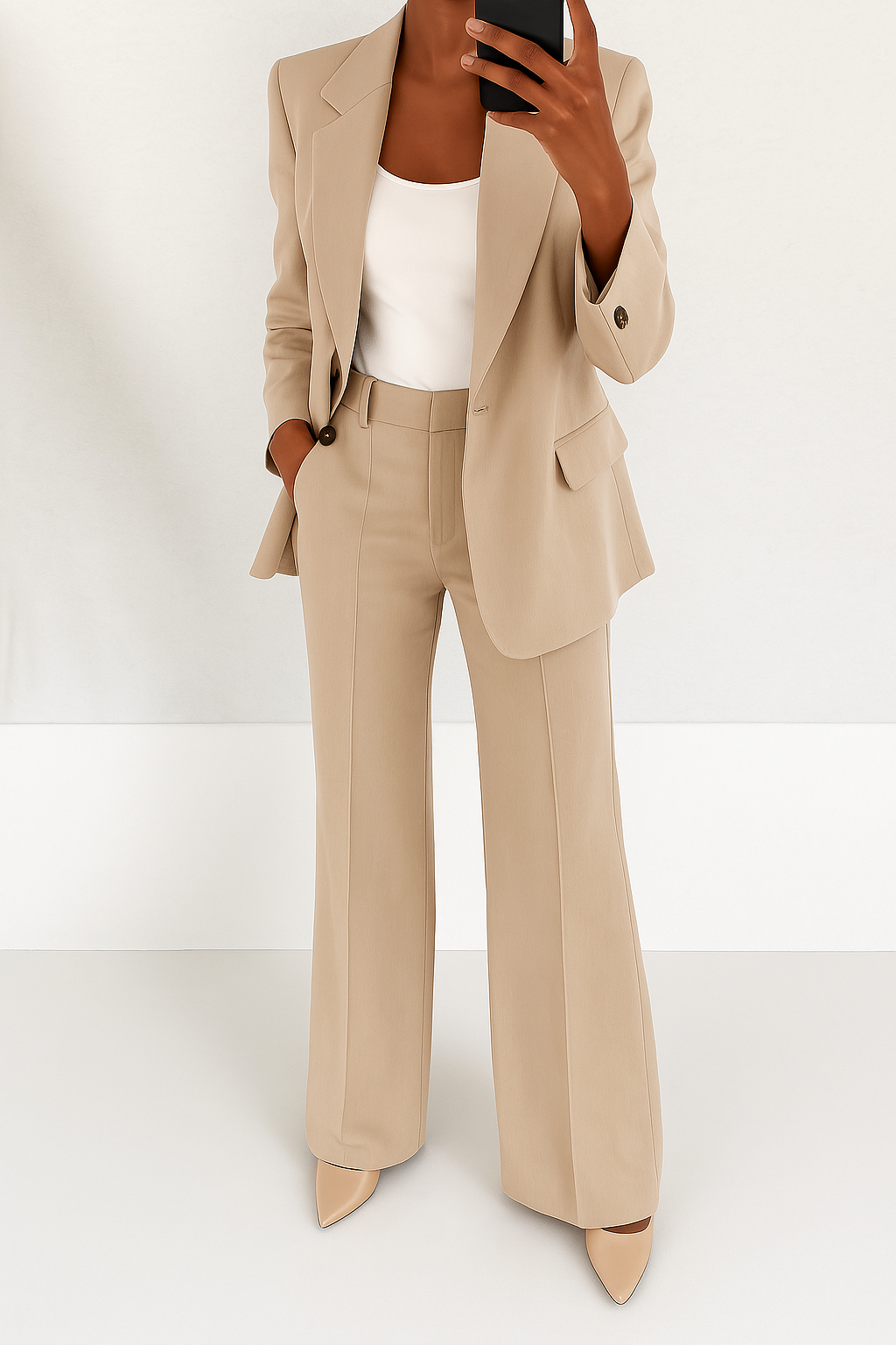 Traje Dama Dos Piezas Elegante – Corte Atemporal