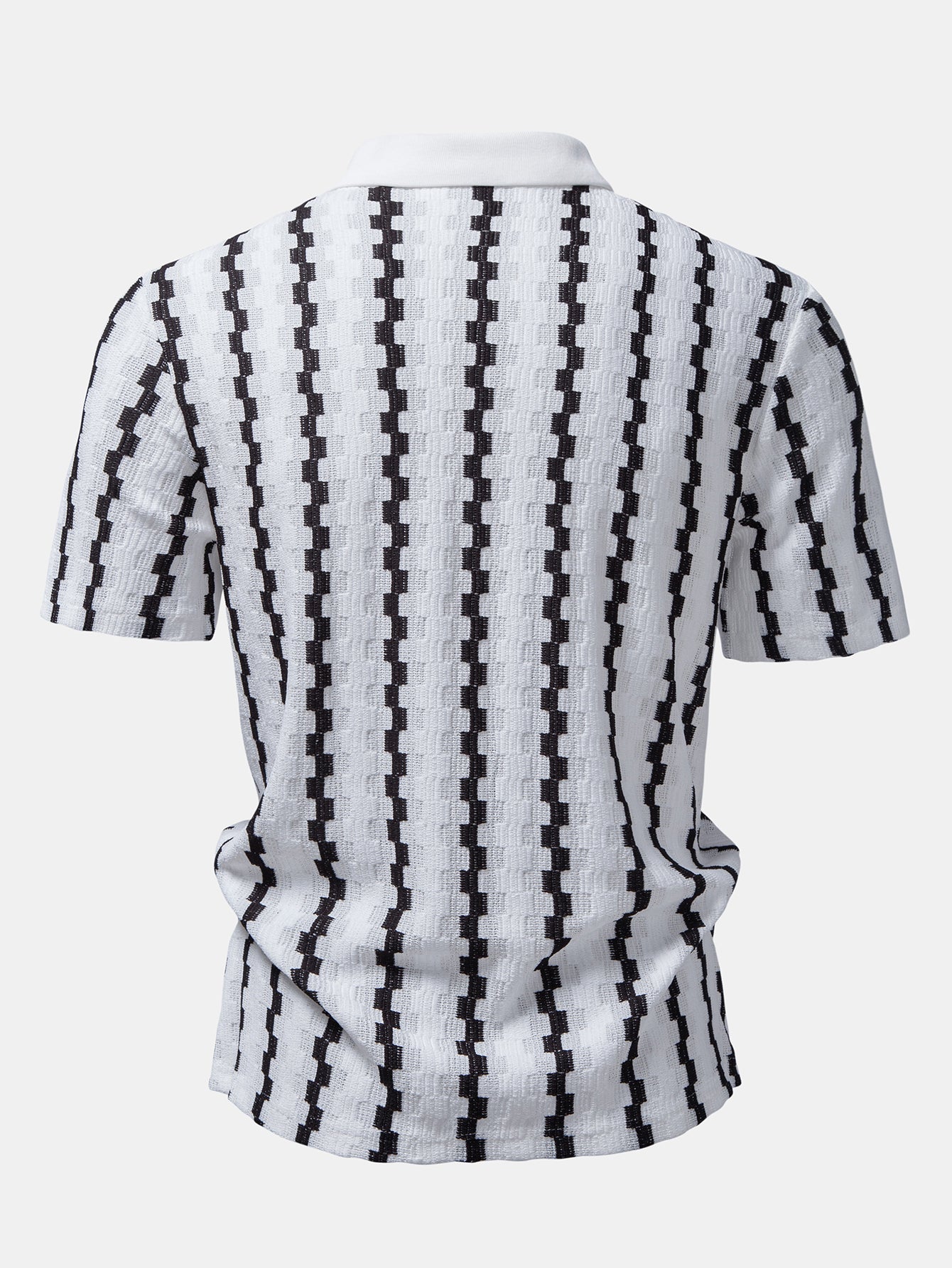 Conjunto Camisa Cuadros Jacquard Y Pantalón Recto Arrugado