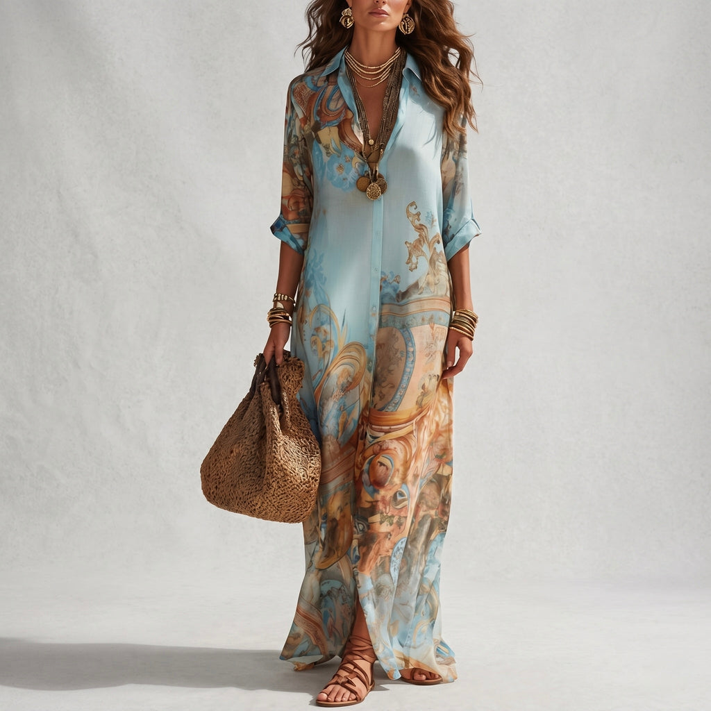 Mara | Elegante vestido de verano de corte fluido