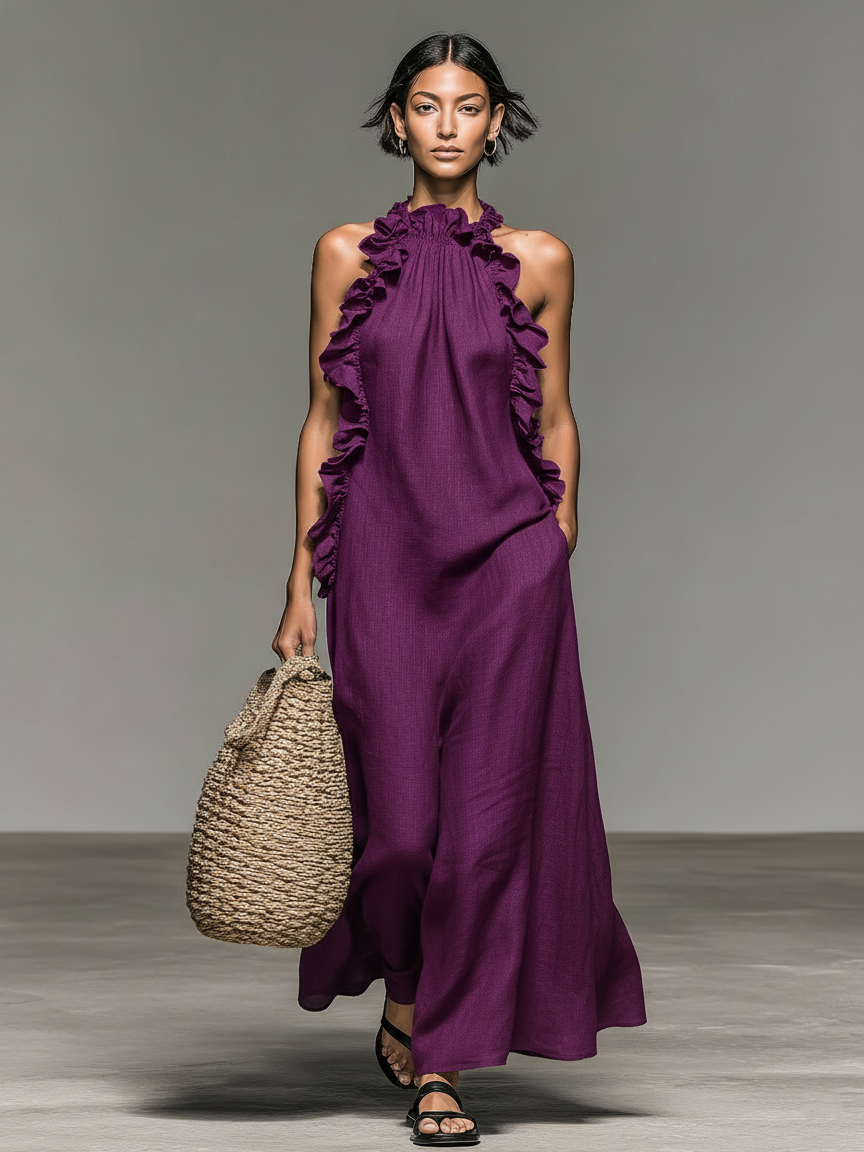 Vestido Maxi Gladys con bolsillos