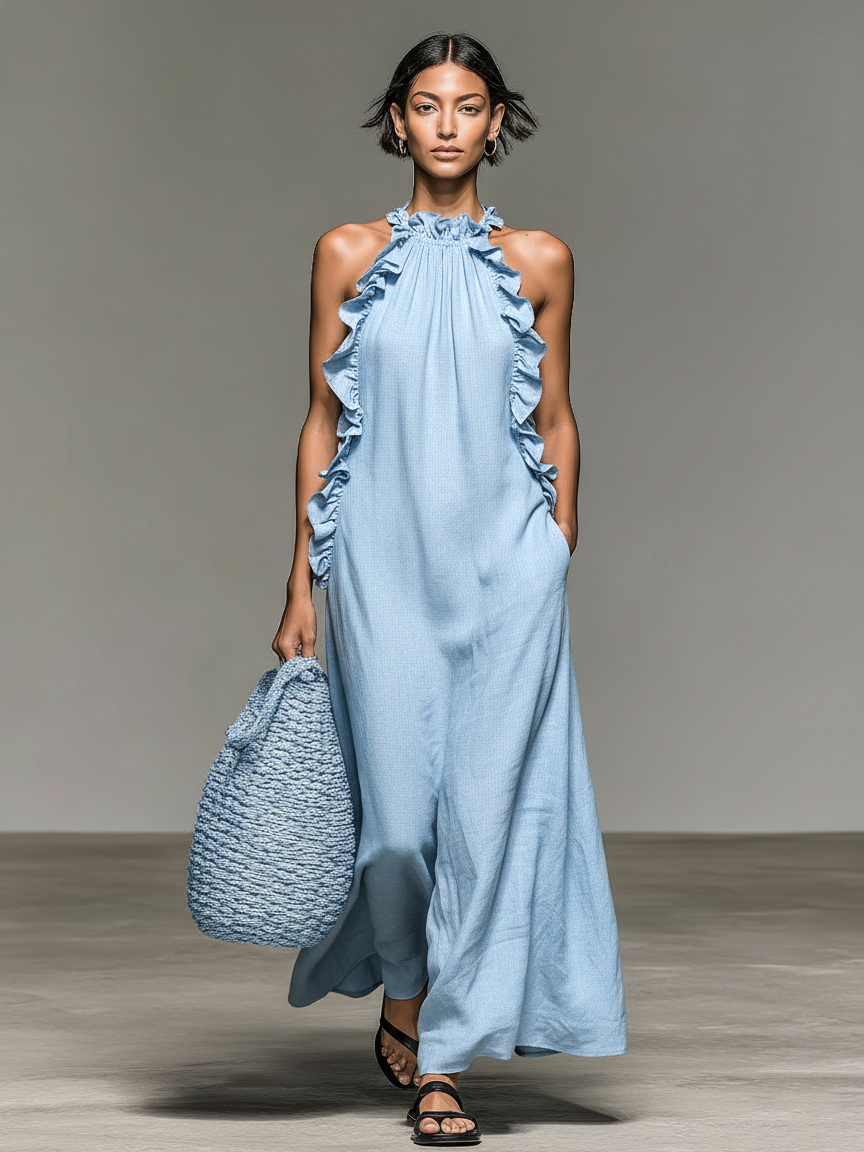 Vestido Maxi Gladys con bolsillos