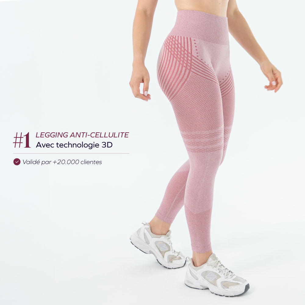 Leggins 3D Drenantes Anticelulitis – Compresión Suave