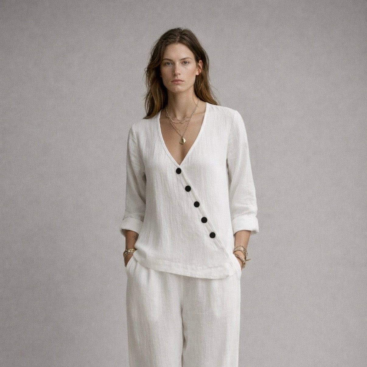 Conjunto de botones cruzado