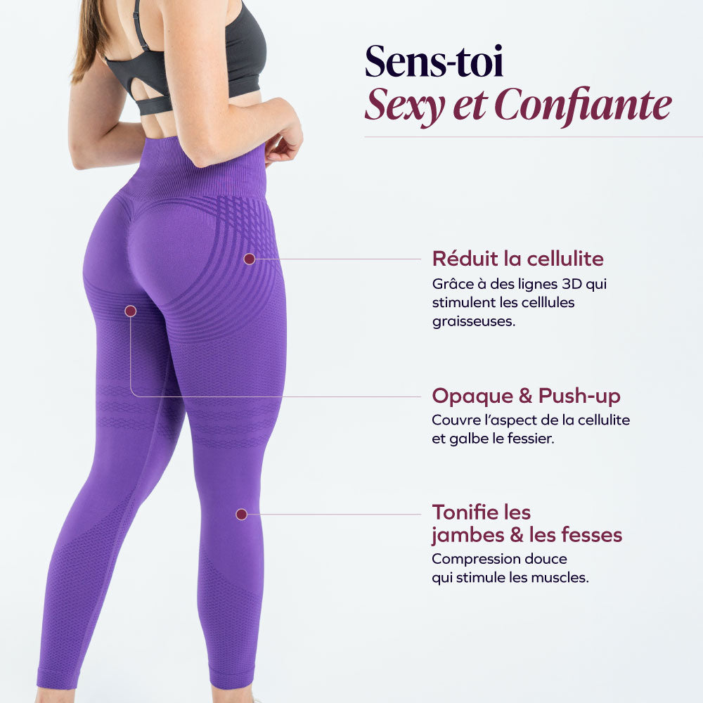 Legging 3D Anticelulitis con Compresión Suave
