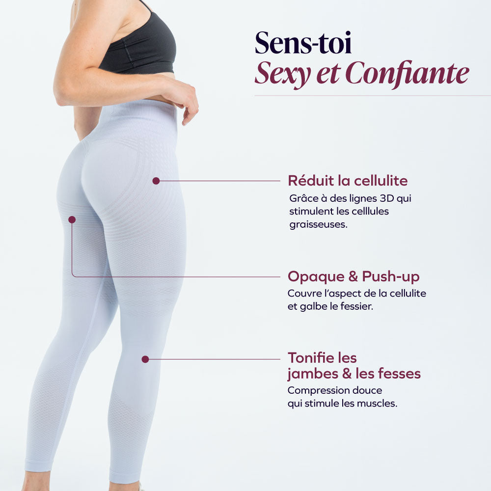 Leggins 3D Drenantes Anticelulitis – Compresión Suave