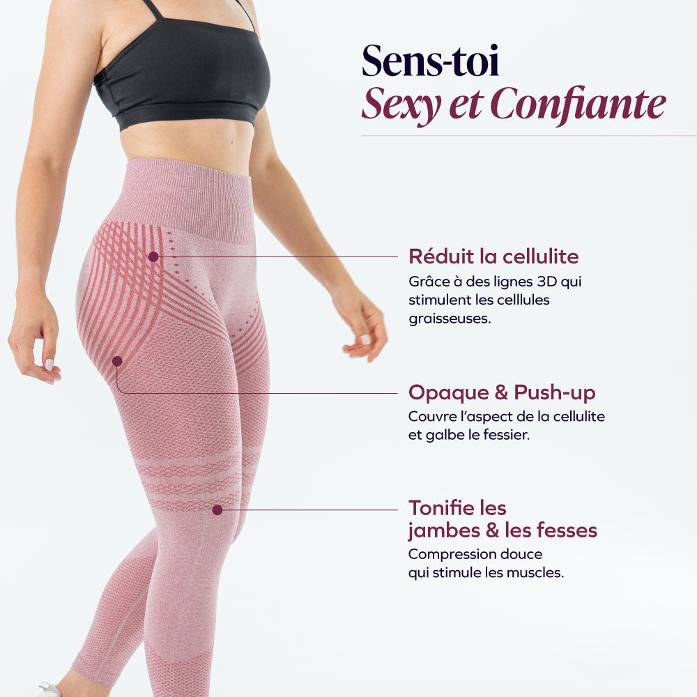 Leggings 3D Drenantes Anticelulitis – Tejido Compresivo