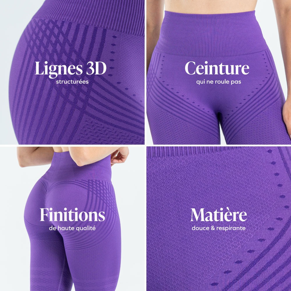 Legging 3D Anticelulitis con Compresión Suave