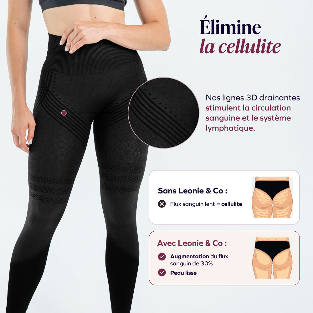 Leggings 3D Anticelulitis con Compresión Suave