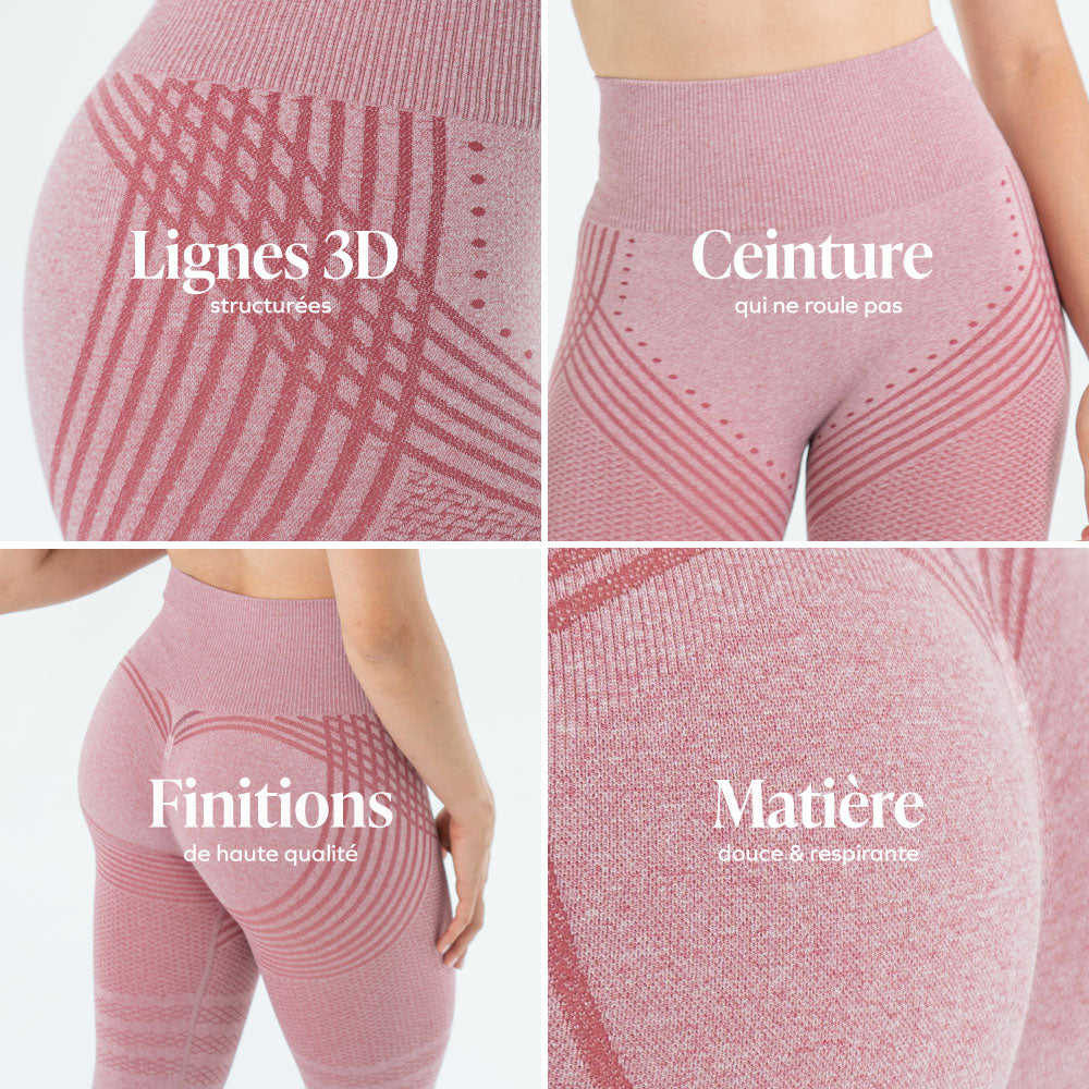 Leggings 3D Drenantes Anticelulitis – Tejido Compresivo