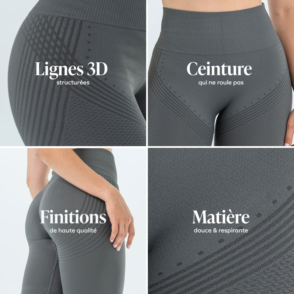 Legging 3D Anticelulitis De Compresión Suave