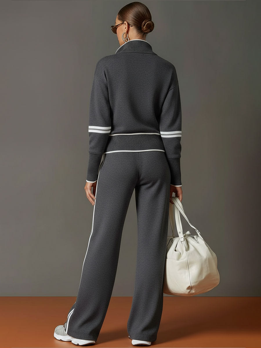 Chándal Mujer Dos Piezas con Sudadera Half Zip