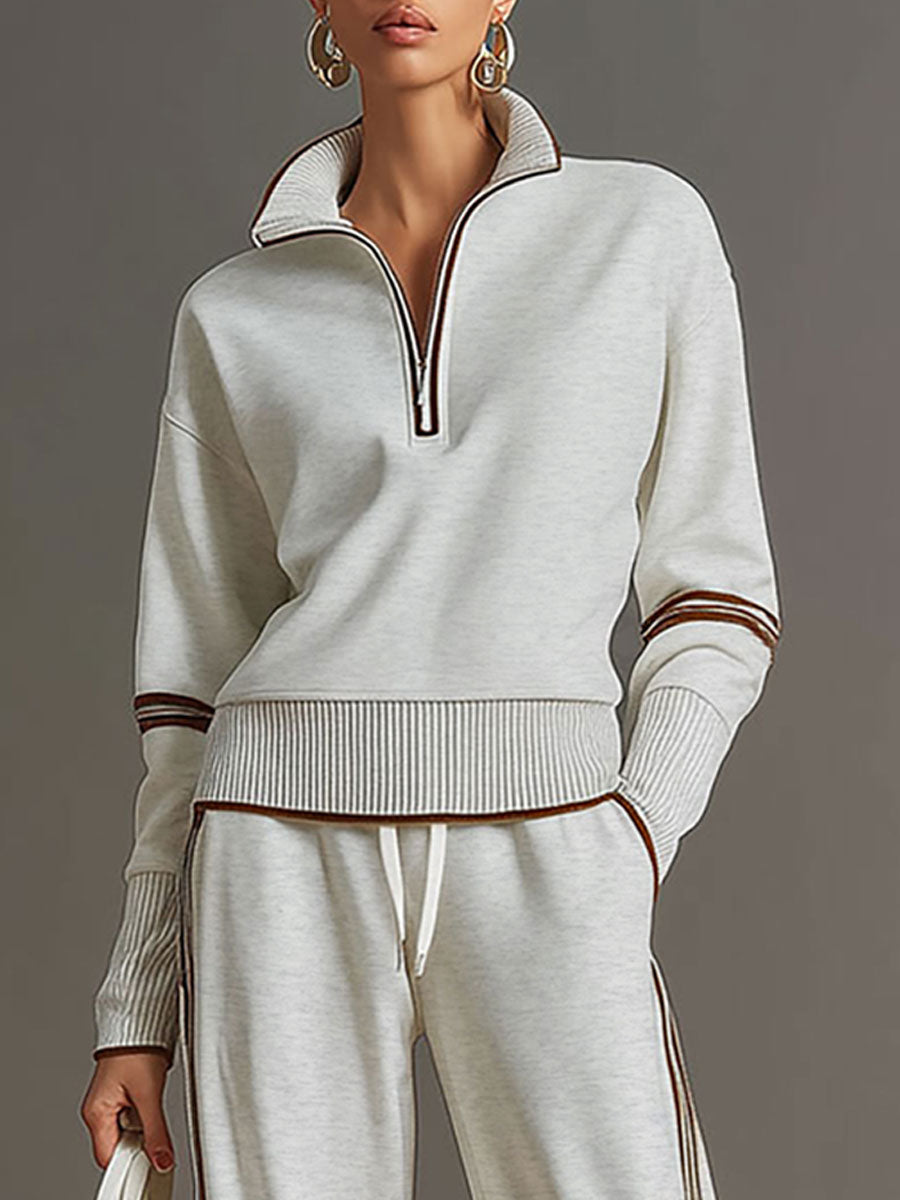 Chándal Mujer Dos Piezas con Sudadera Half Zip