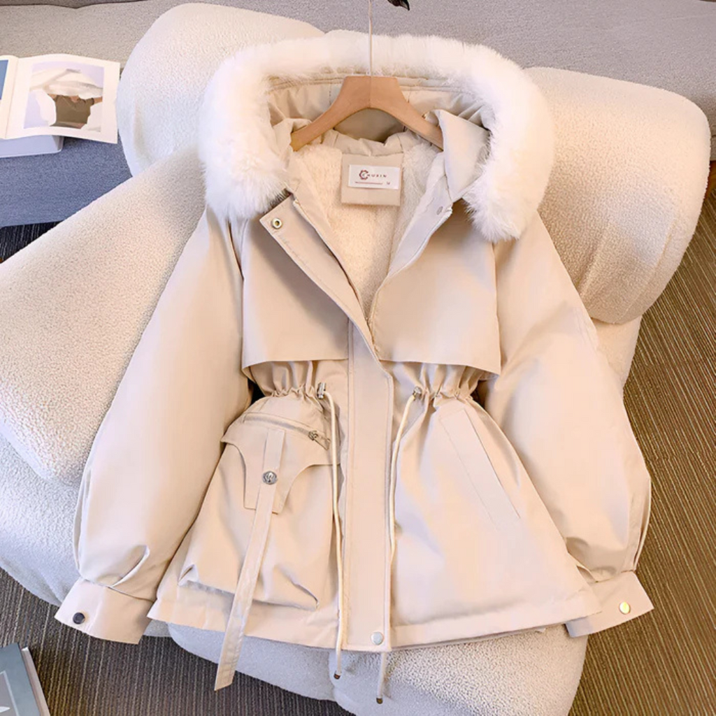 Abrigo De Invierno Elegante Acolchado Y Resistente