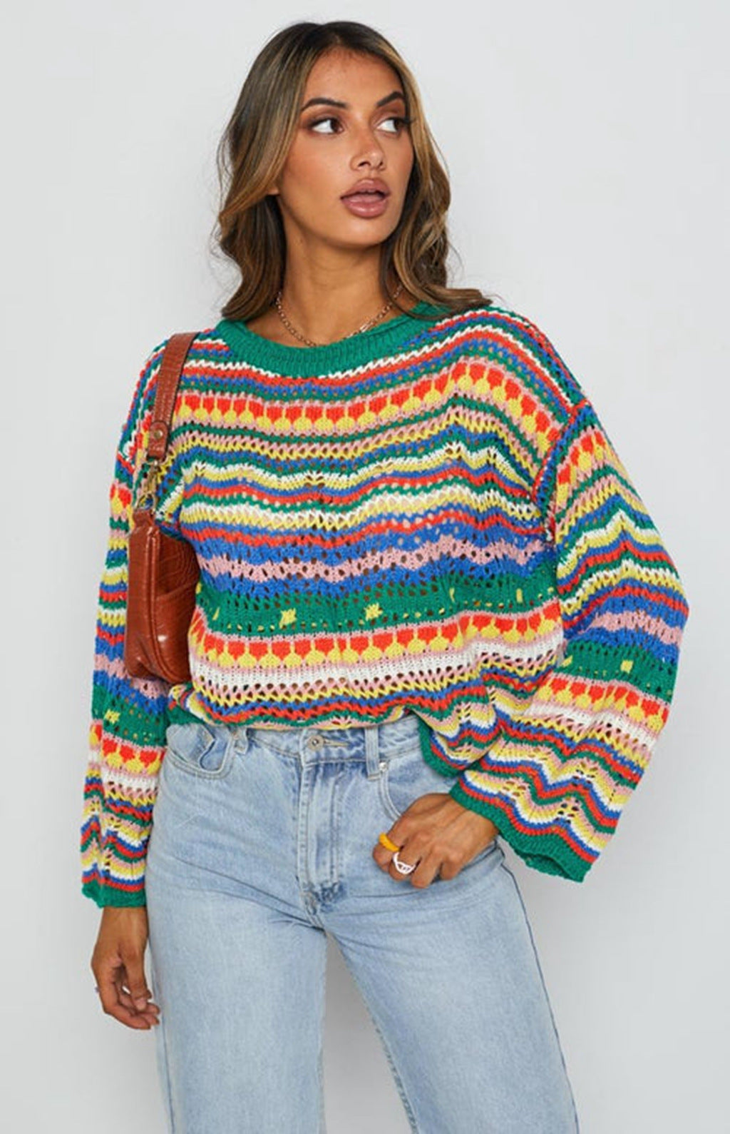Jersey Colorido de Punto Suave – Estilo y Comodidad