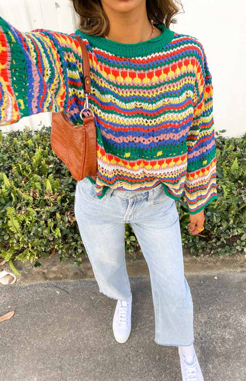 Jersey Colorido de Punto Suave – Estilo y Comodidad