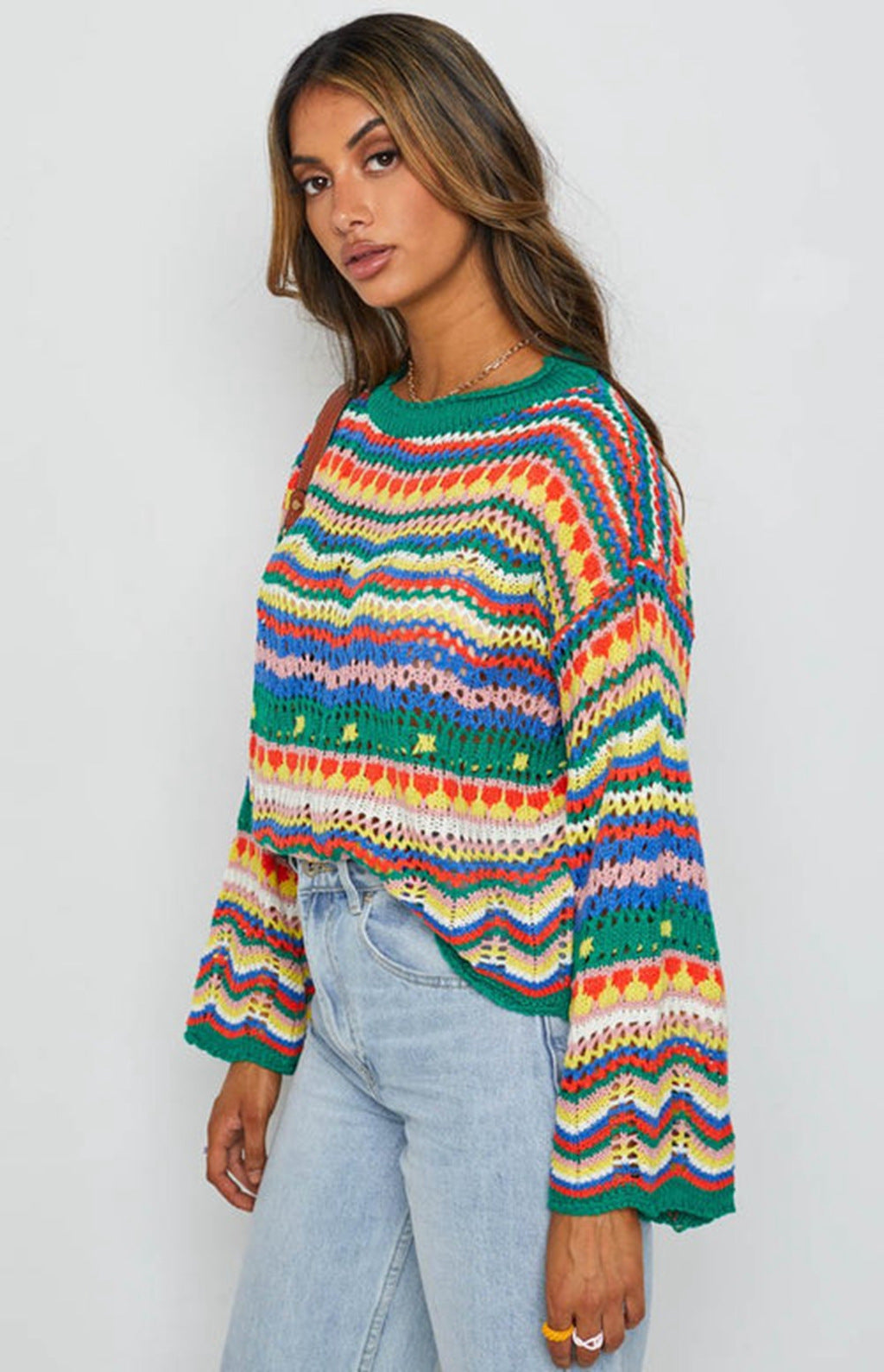 Jersey Colorido de Punto Suave – Estilo y Comodidad