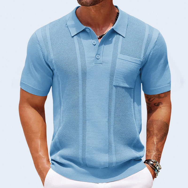 Polo Hombre Elegante Abu Dhabi de Tejido Premium