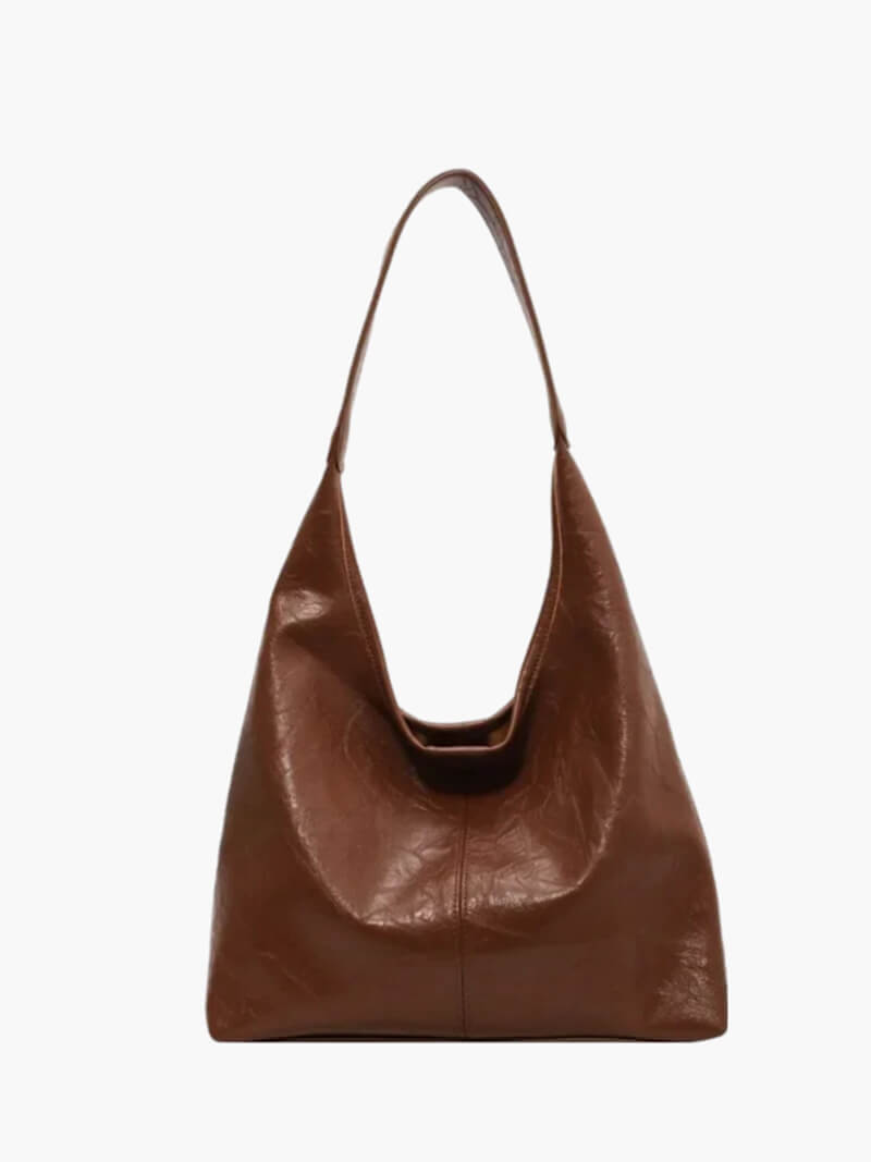 Bolso de hombro efecto piel