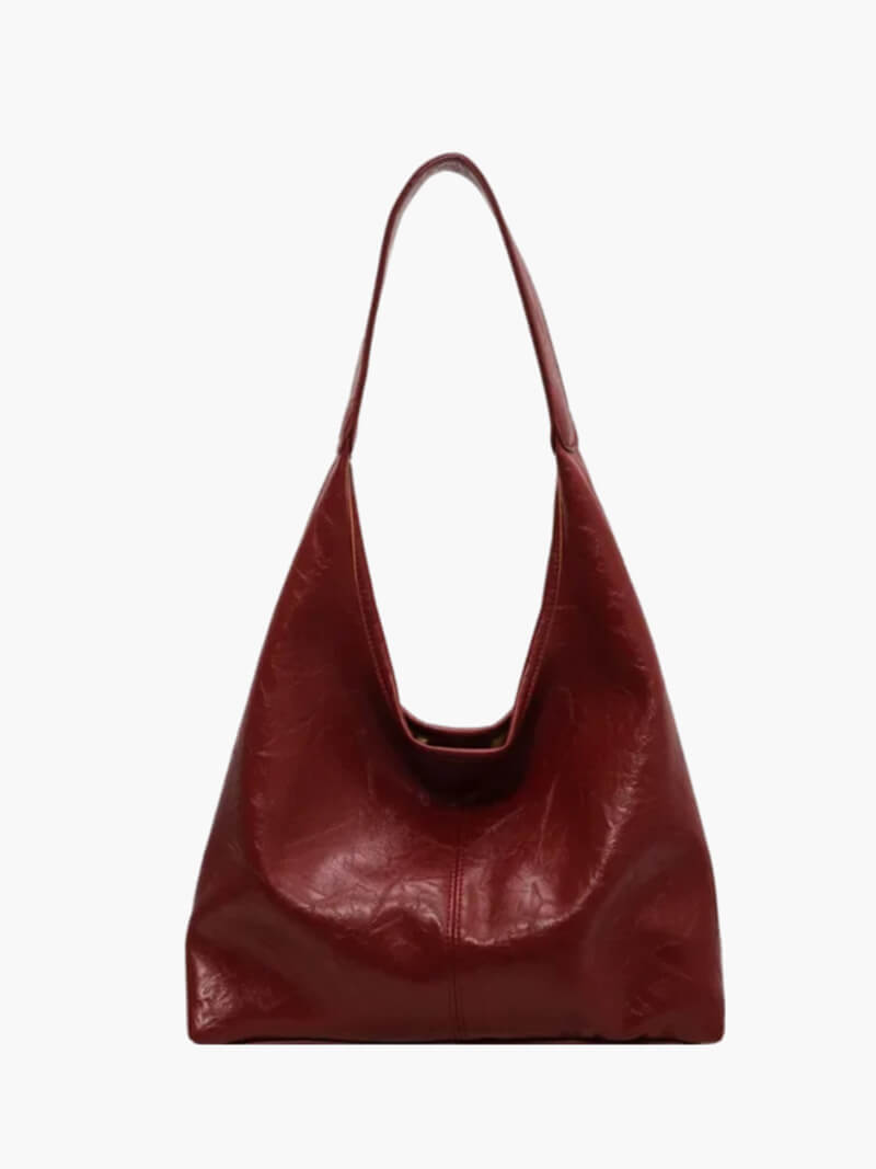 Bolso de hombro efecto piel
