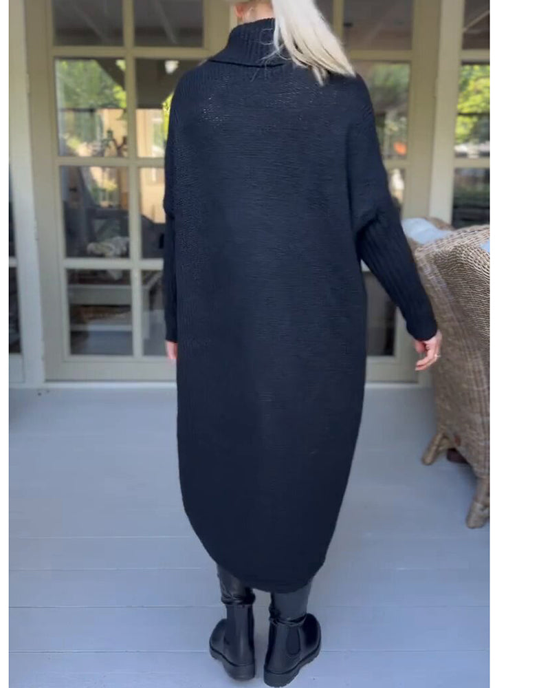 Jersey De Cuello Alto Y Manga Larga – Cálido Y Elegante