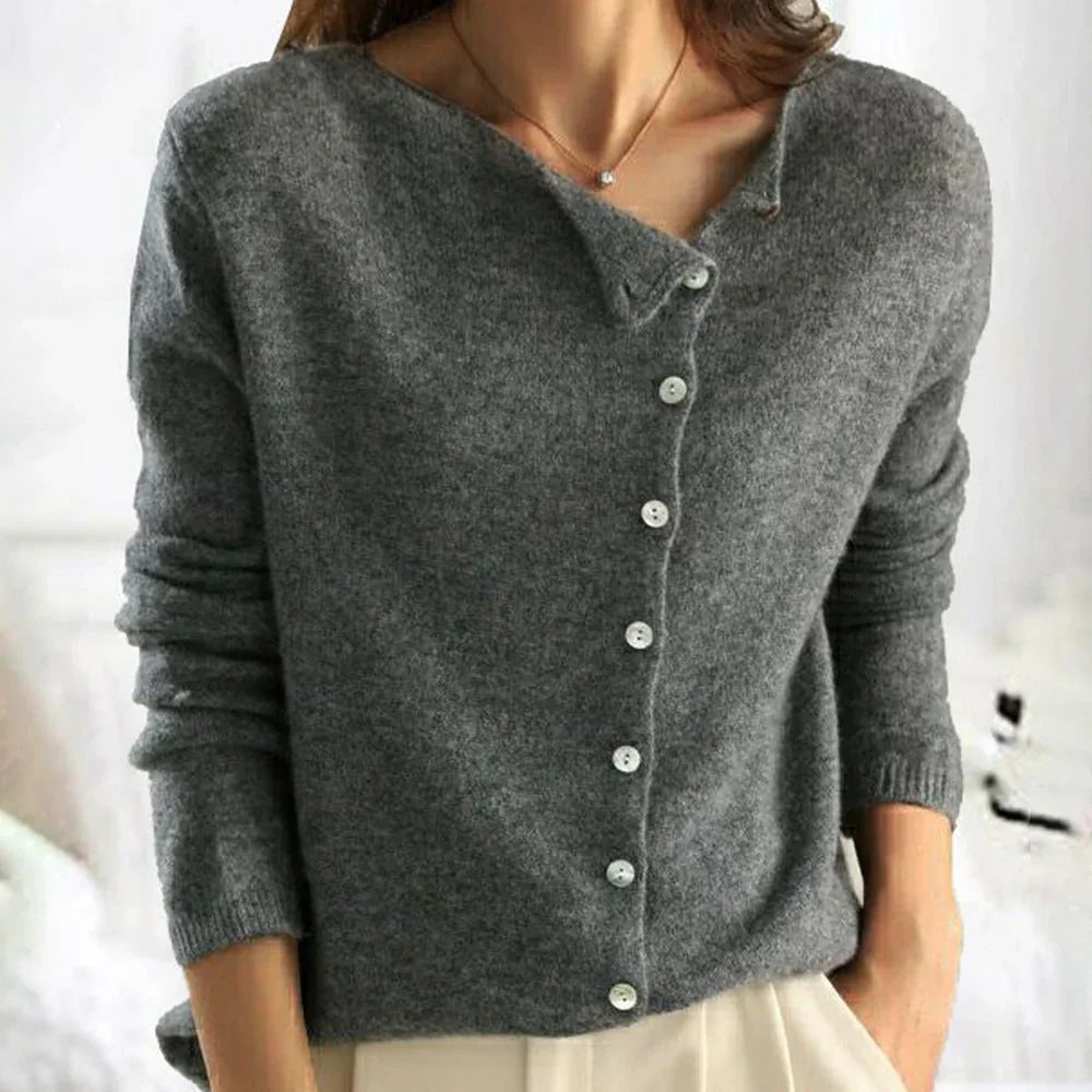 Cárdigan De Punto Suave Mujer – Estilo Casual Chic